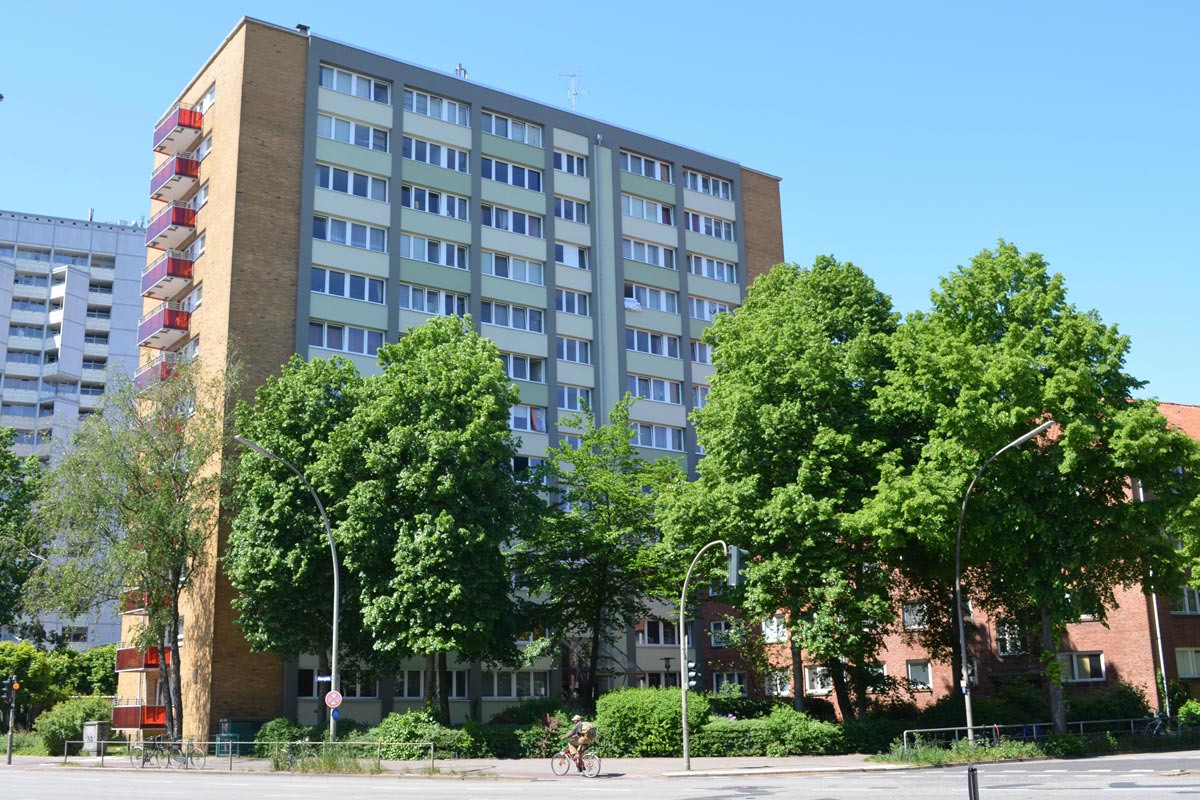 Referenz Erstellung der Wärmedämmung an Fassade in Hamburg